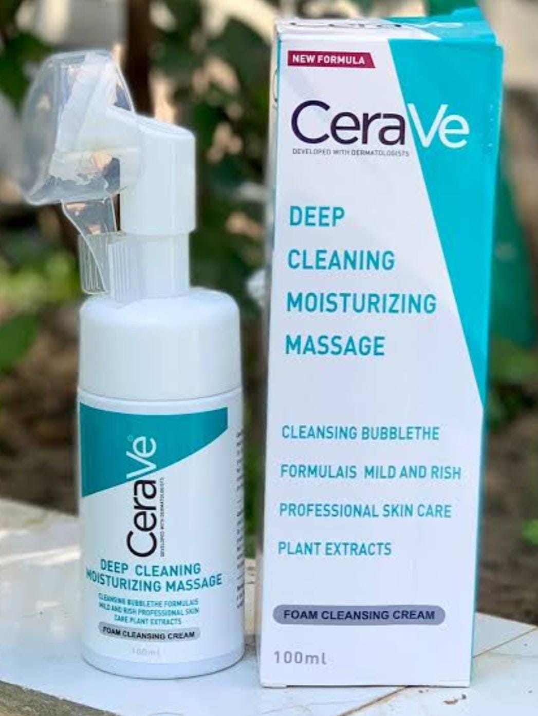 Cerave deep cleaning moisturizing  massage