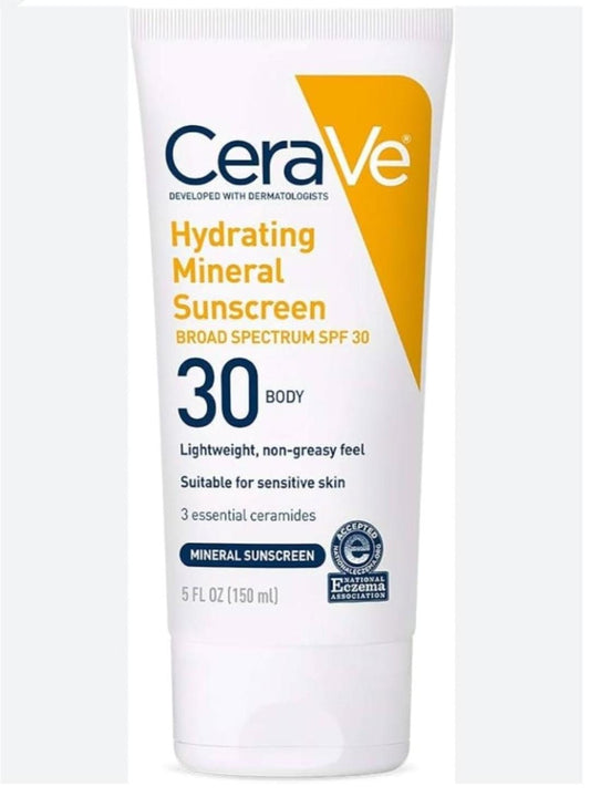 Cerave hydrating mineral sunscreen